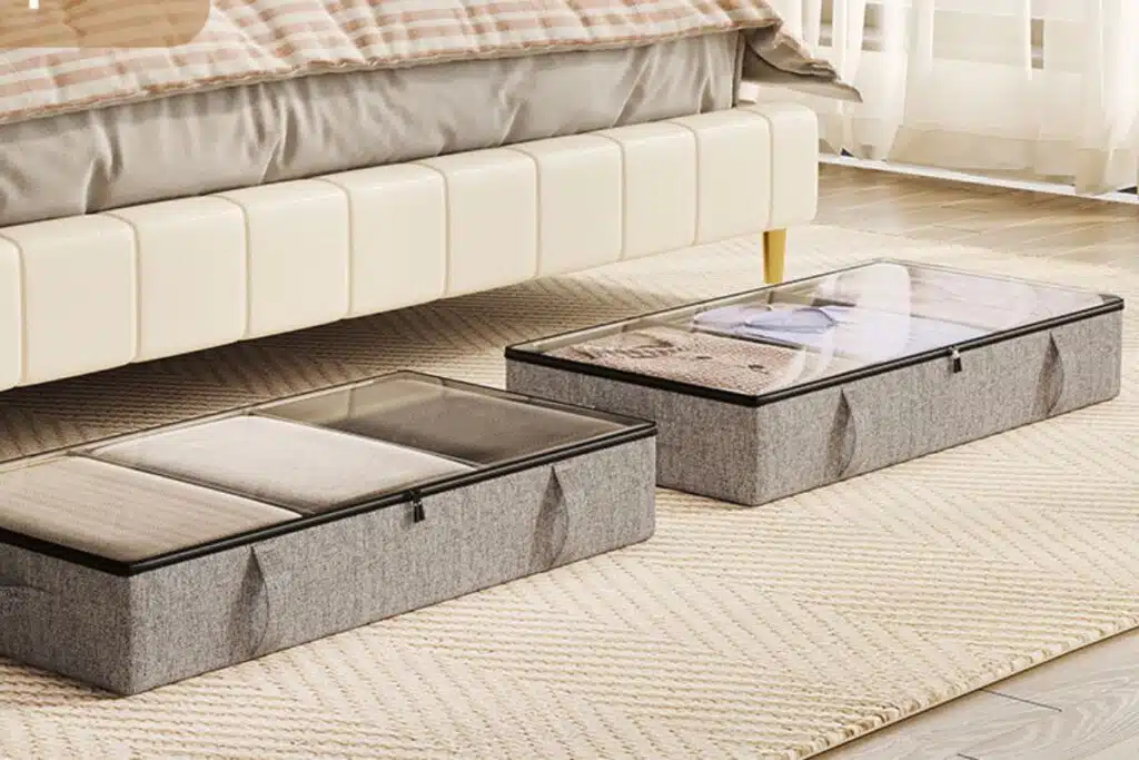 Under bed storage containers Photo Credit Amazon