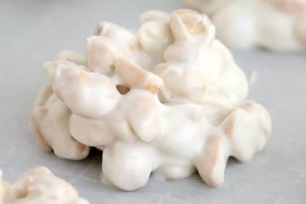 White Chocolate Pretzel Clusters Photo Credit The Country Cook