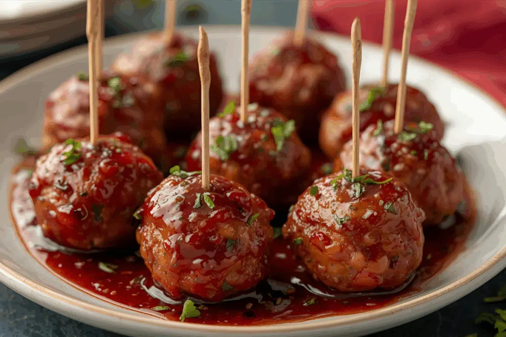 cranberry meatballs Photo Credit Canva Pro Stock Image