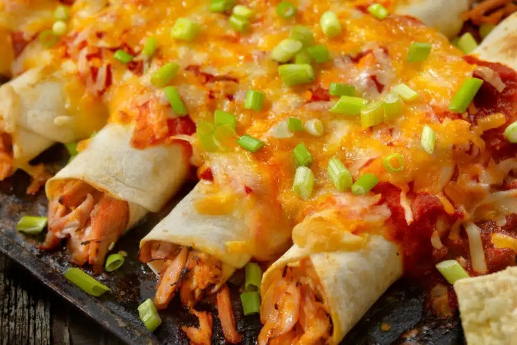 hicken Enchilada Bake Credit Canva Canva Pro Stock Image