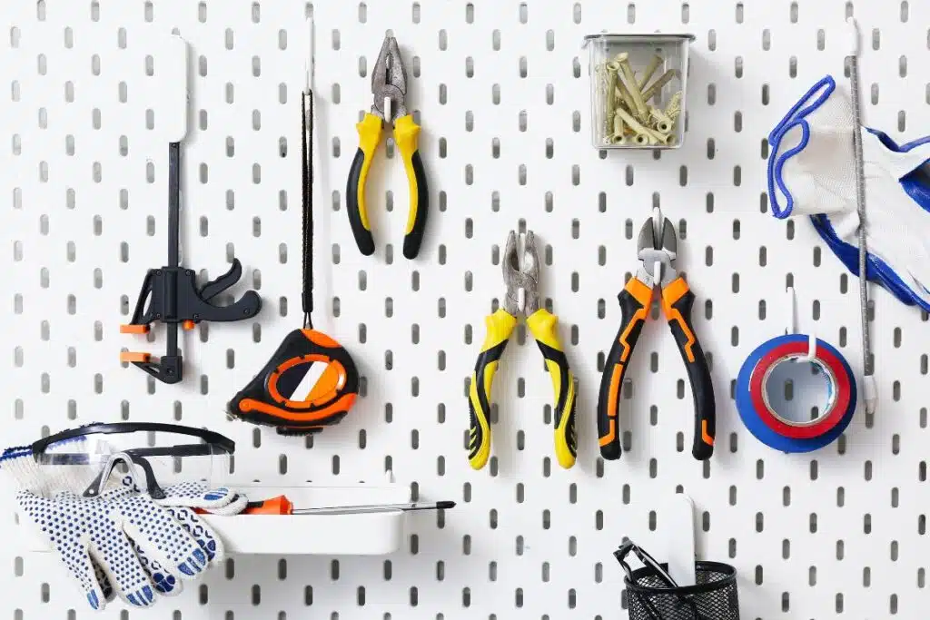 peg board tools Photo Credit Canva Pro Stock Image