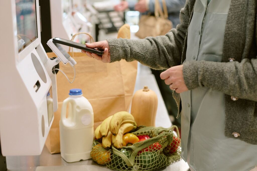 self checkout groceries Photo Credit Canva Pro Stock Image