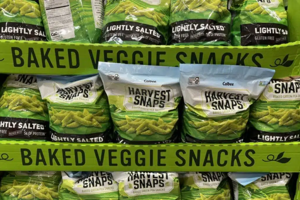 Crispy Harvest Snaps Green Pea Snack Crisps Photo Credit Tasting Table