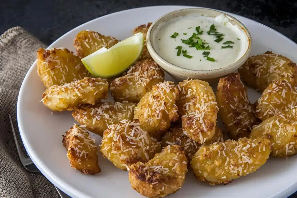 Crispy Parmesan Potato Bites photo Credit Canva Pro Stock Image