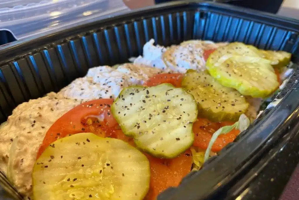 Jersey Mikes tuna sub in a tubPhoto Credit hip2keto