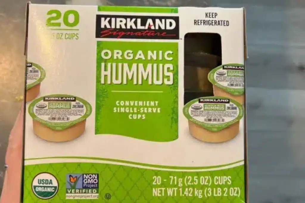 Kirkland Signature Organic Hummus Cups Photo Credit Fig App