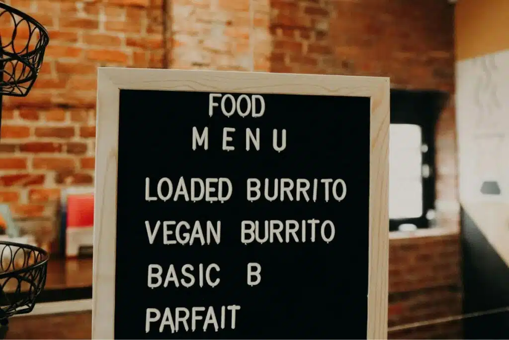 Menu Photo Credit Canva Pro Stock Image