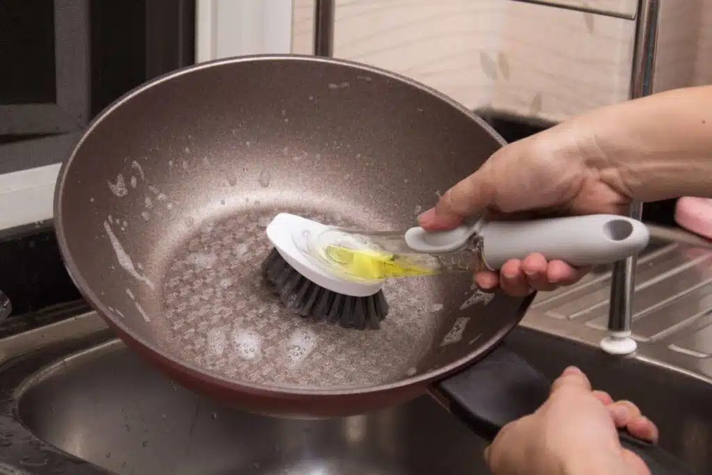 Scrubbing Pan Photo Credit Canva Pro Stock Image