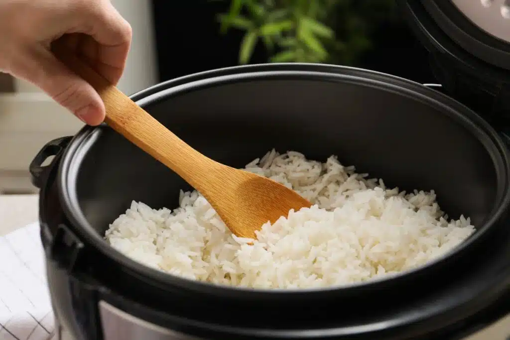 cooking rice spoon photo Credit Canva Pro Stock Image