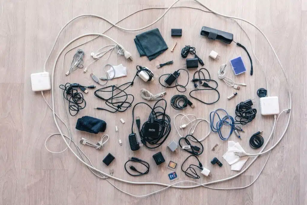 random cables and phone cords Photo Credit Canva Pro Stock Image