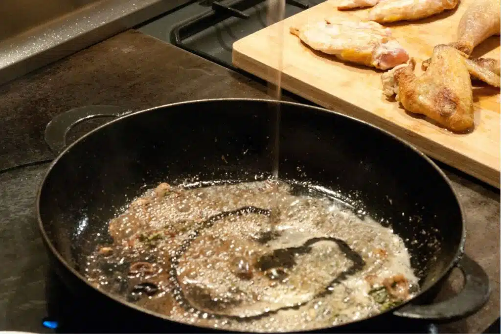 skillet deglaze pan photo Credit Canva Pro Stock Image