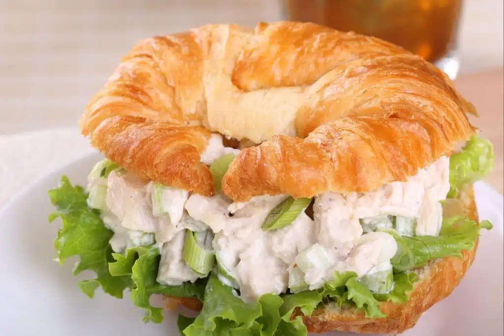 Chicken Salad Croissant Sandwiches Photo Credit Canva Pro Stock Image