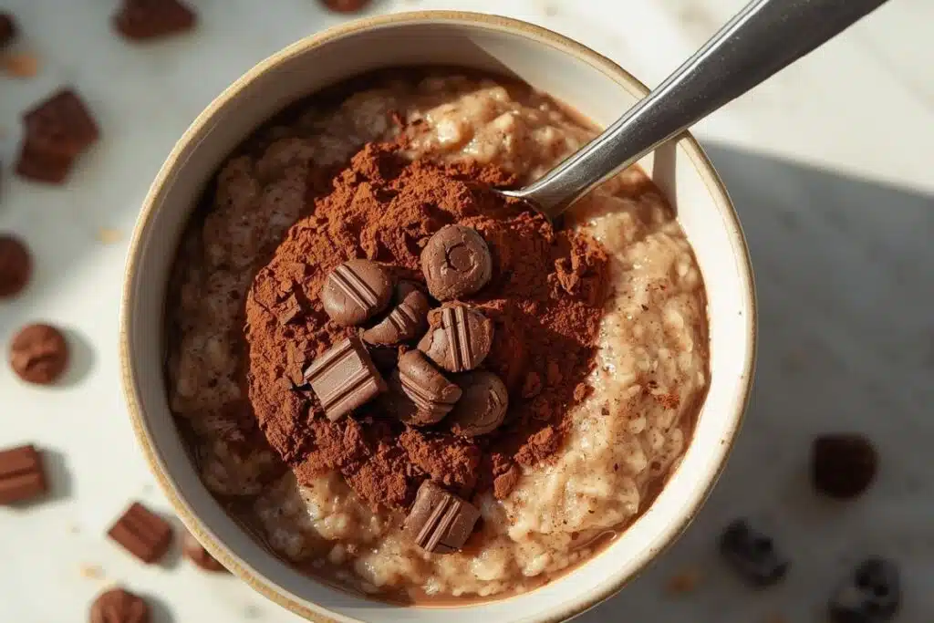 Chocolate Protein Powder Oatmeal Photo Credit Canva Pro Stock Image
