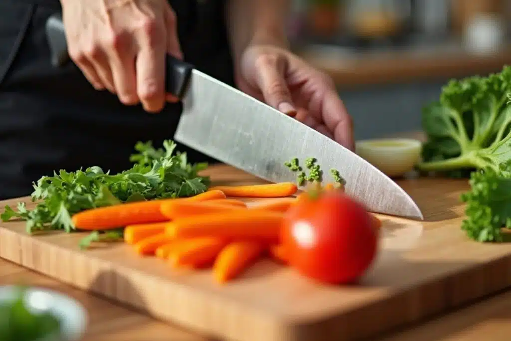Cutting Vegetables Photo Credit Canva Pro Stock Image