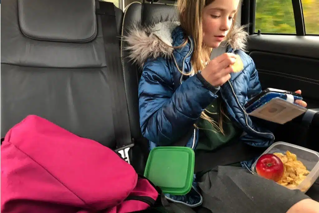 Eating in car Photo Credit Canva Pro Stock Image