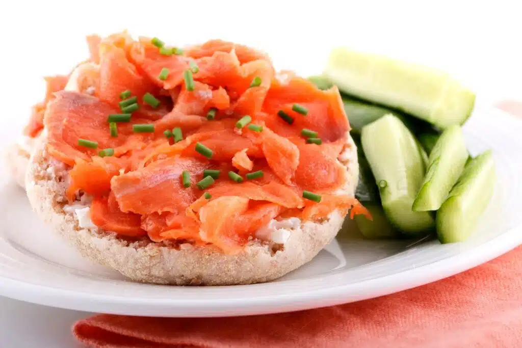 English Muffin Salmon Photo Credit canva Pro Stock Image