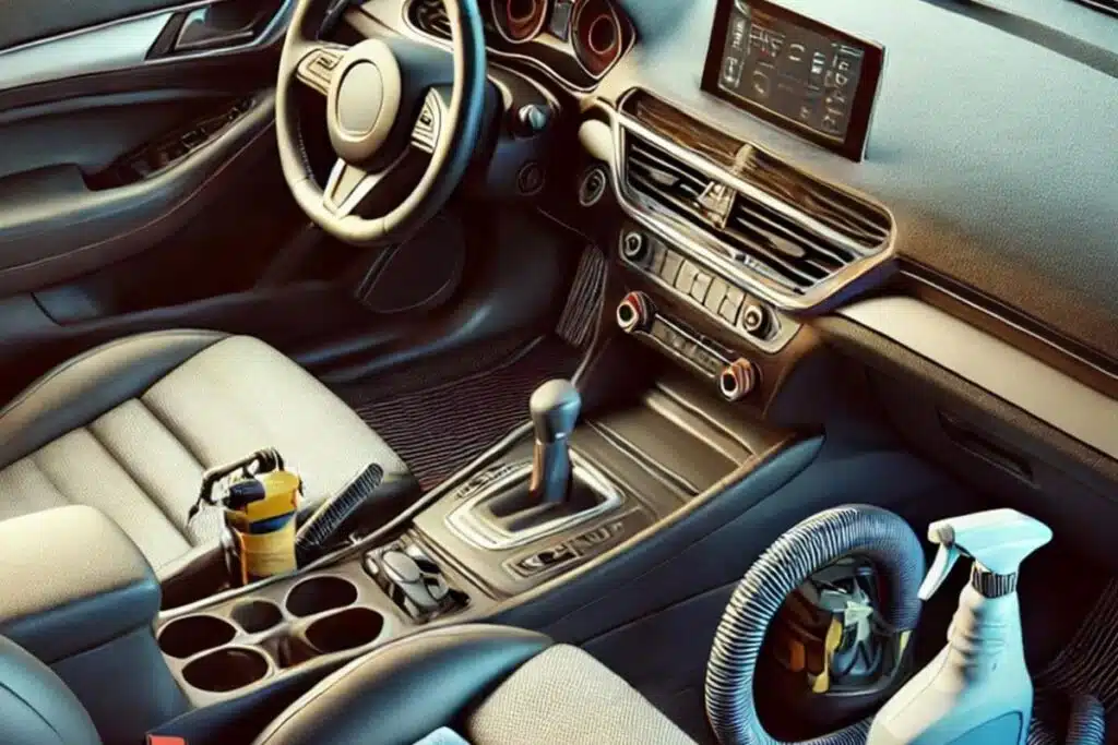 Inside car Cleaning Photo Credit Quick Clean