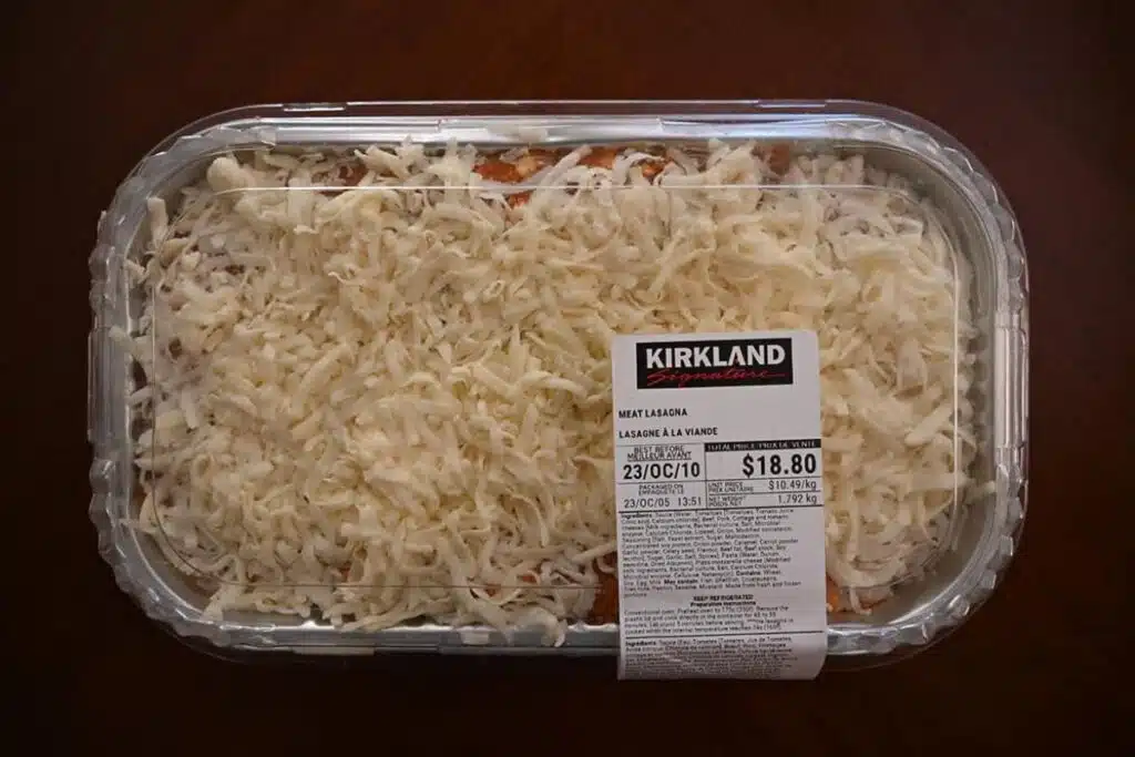 Kirkland Signature Meat Lasagna Photo Credit Costcuisine