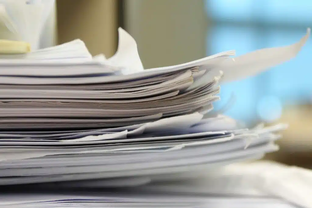 Paper work mail Photo Credit Canva Pro Stock Image