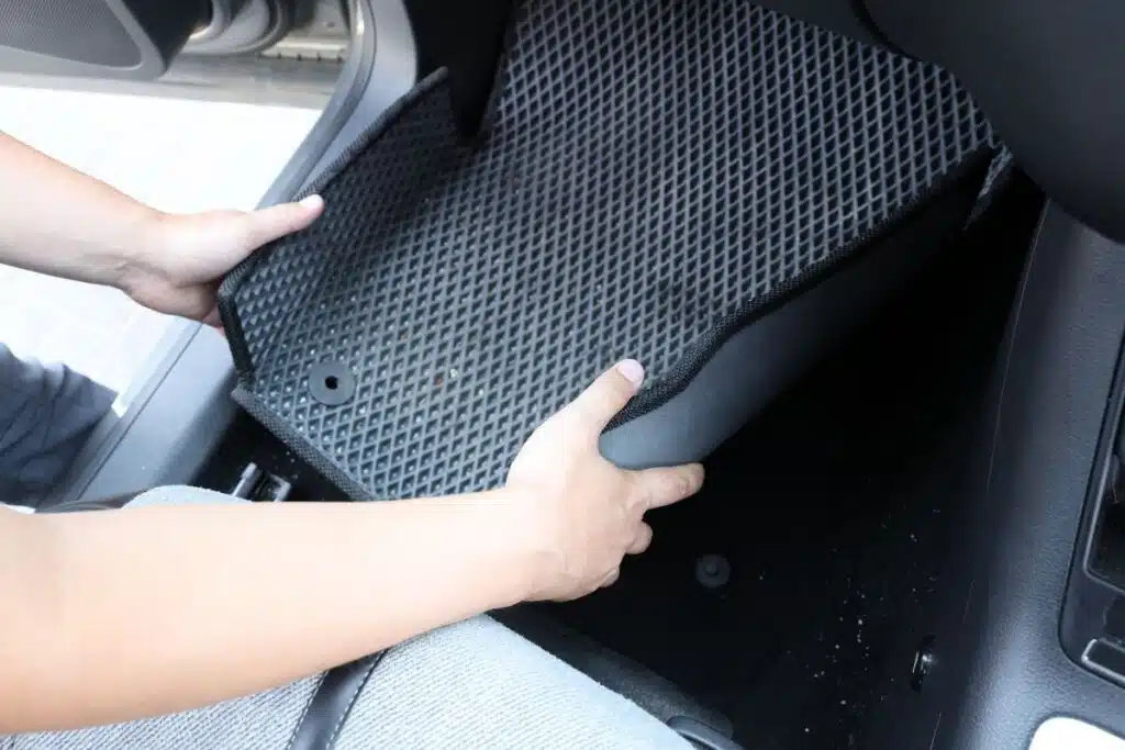 Shaking car Mat Photo Credit Quick Clean