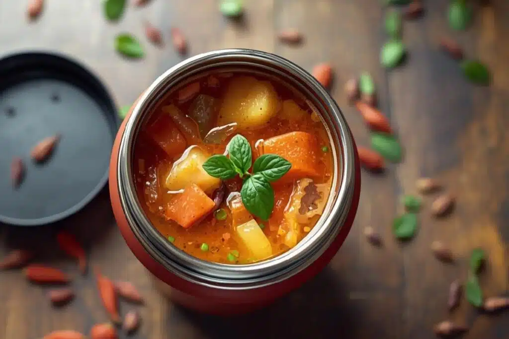 Soup in Thermos Photo Credit Canva Pro Stock Image