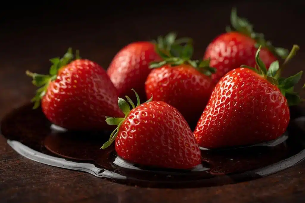 Strawberries and Balsamic Vinegar Photo Credit Canva Pro Stock Image