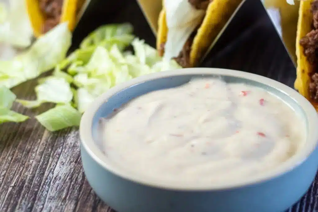 Taco Bell–Inspired Creamy Baja Sauce Photo Credit Bake With Love