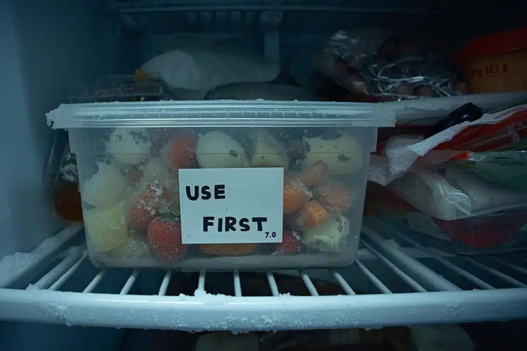 Use first in freezer Photo Credit Canva Pro Stock Image