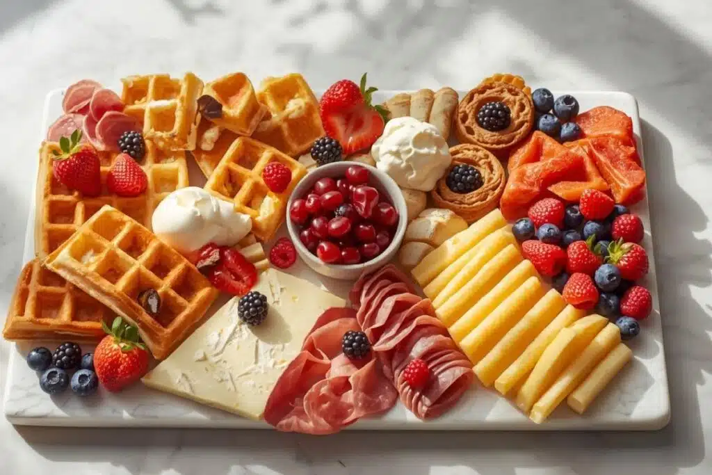 Waffle Charcuterie Board Photo Credit Canva Pro Stock Image