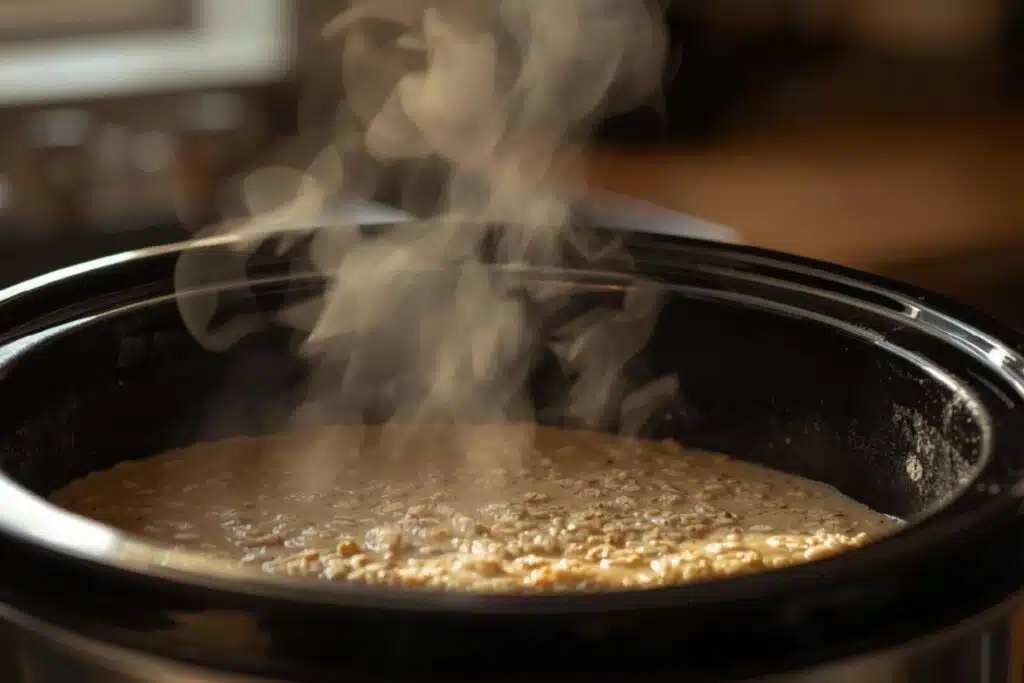 oatmeal in crock pot Photo Credit Canva Pro Stock Image