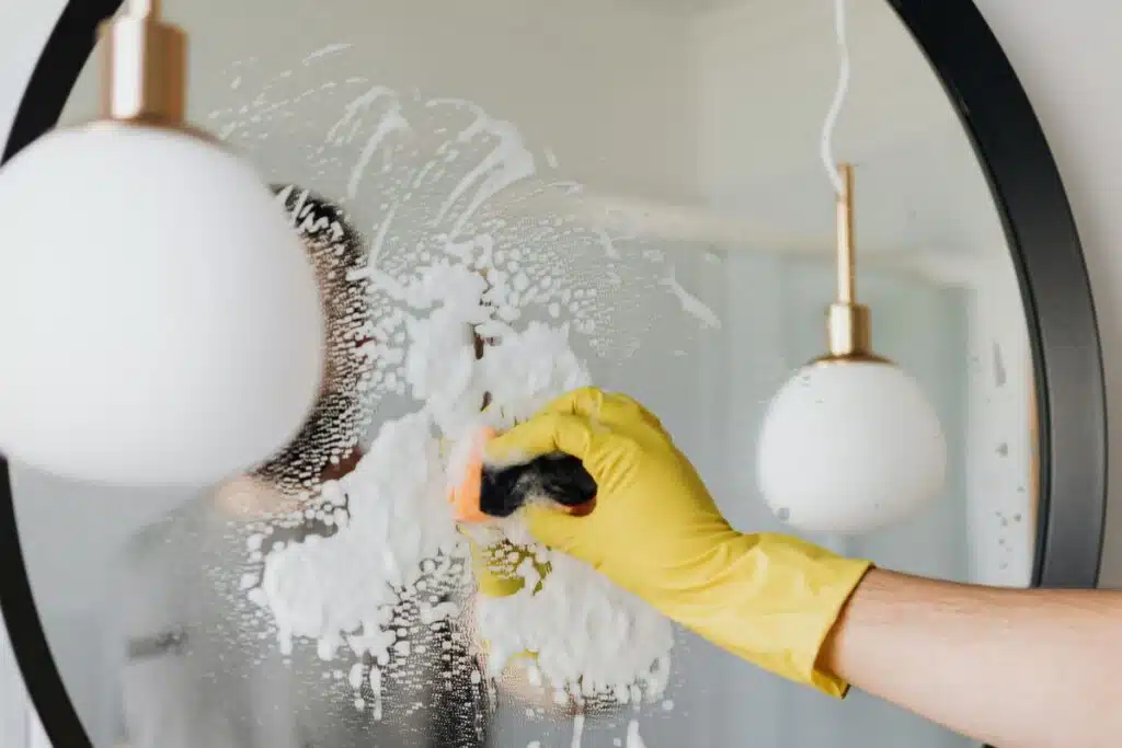 Bathroom Mirror Photo Credit Canva Pro Stock Image