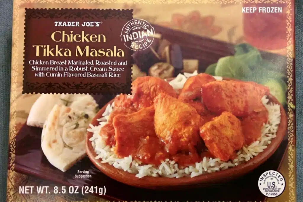 Chicken Tikka Masala (Frozen Meal) Photo Credit Trader Joes