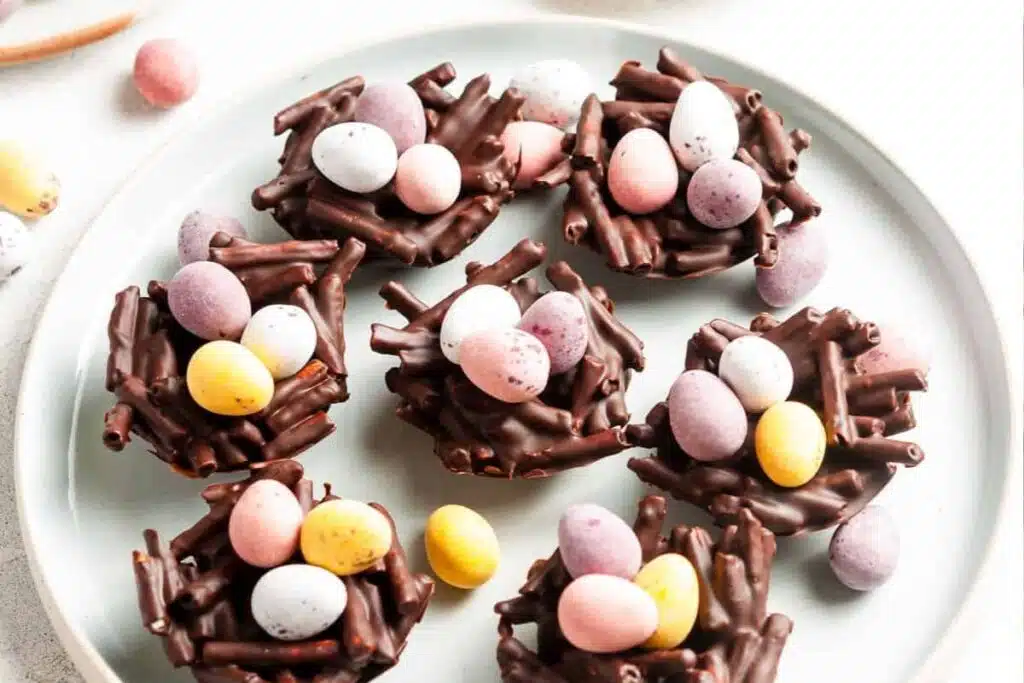 Chocolate Pretzel Easter Nest Photo Credit Its Not complicated Recipes