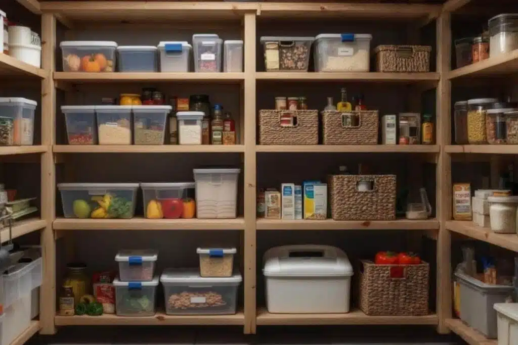 Pantry Basement food storage Photo Credit Jiffy Junk