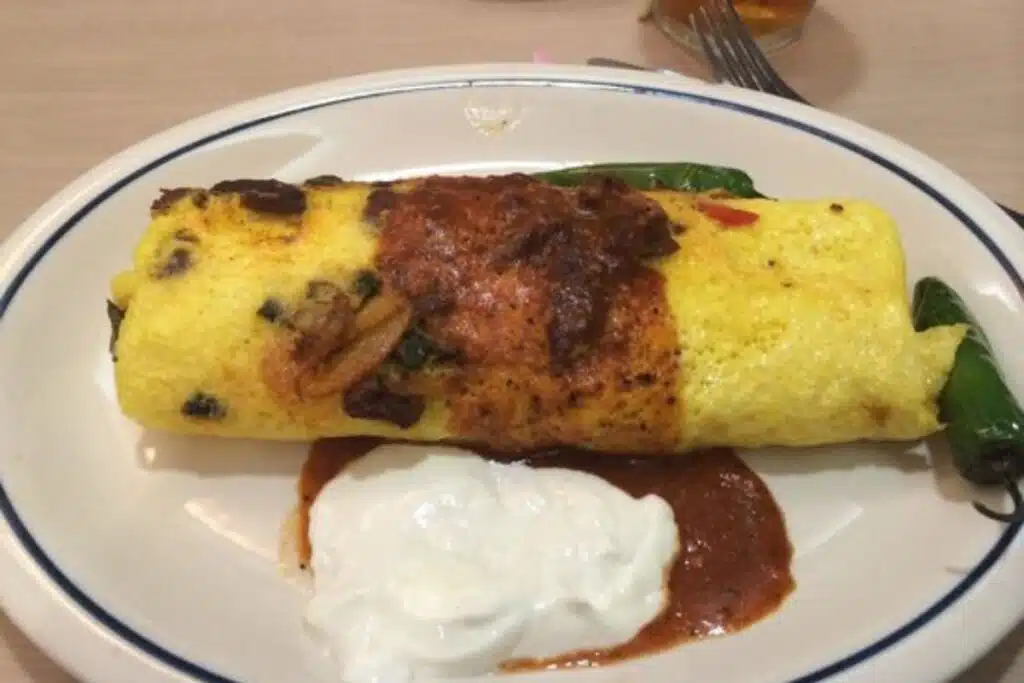 Chorizo Fiesta Omelette + Pancakes (IHOP) Photo Credit Trip Advisor