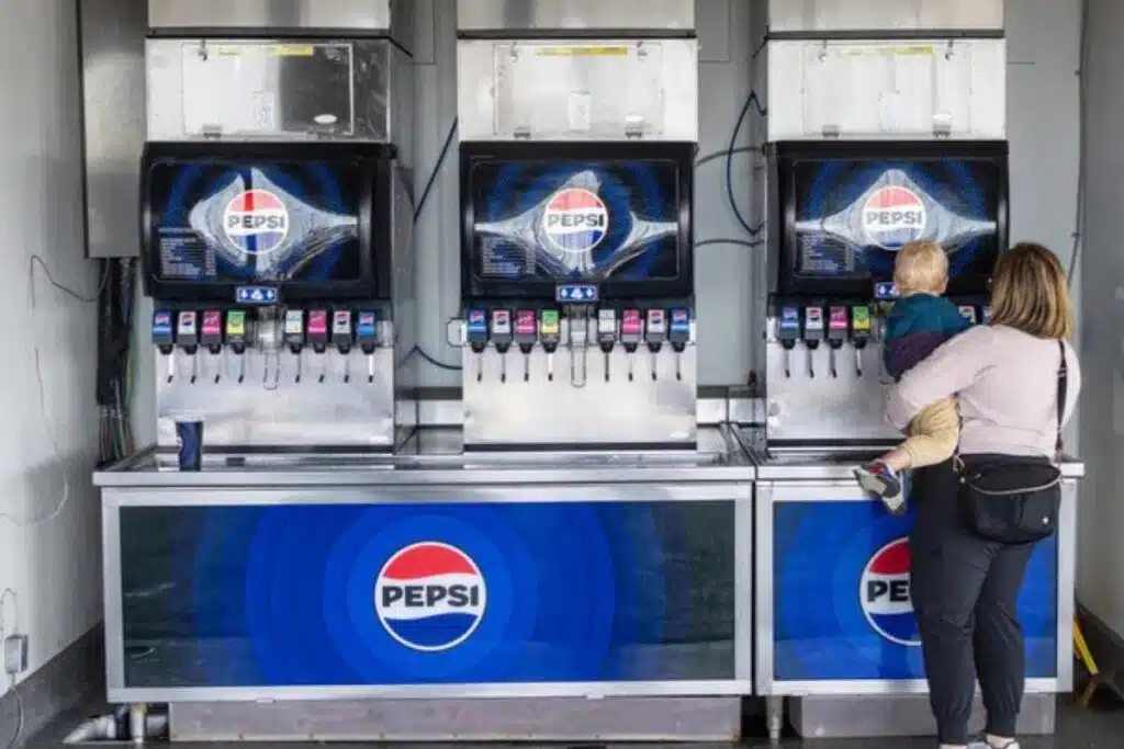 Costco Food Court soda machines Photo Credit Yahoo