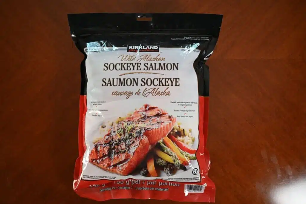 Kirkland Signature Wild Alaskan Sockeye Salmon Photo Credit CostCuisine