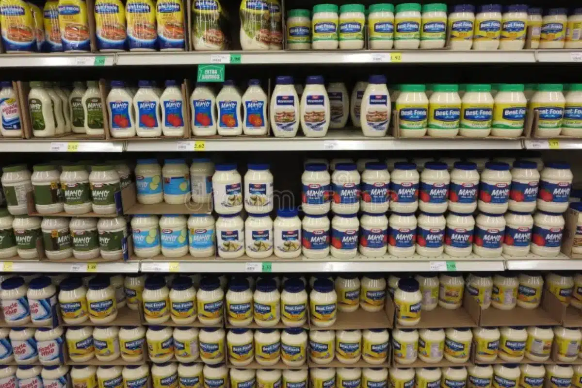 Mayonnaise in Store Aisle Photo Credit Dreamstime