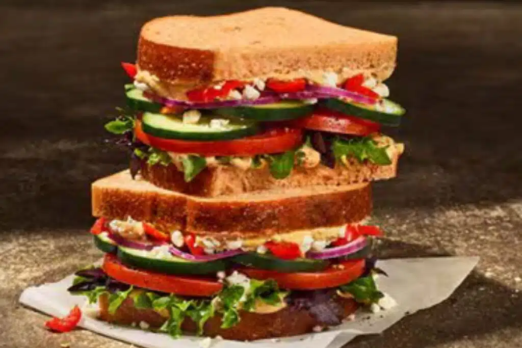 Mediterranean Veggie Sandwich Image Credit Panera
