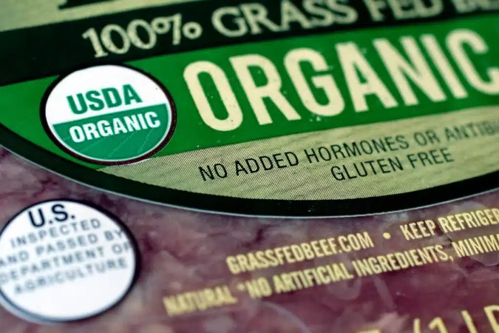Organic Food label beef Photo Credit Cap Radio