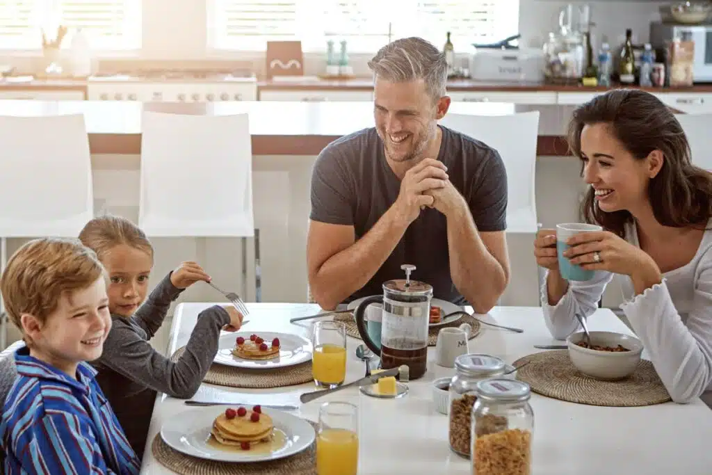 breakfast family table Photo Credit Canva Pro Stock Image
