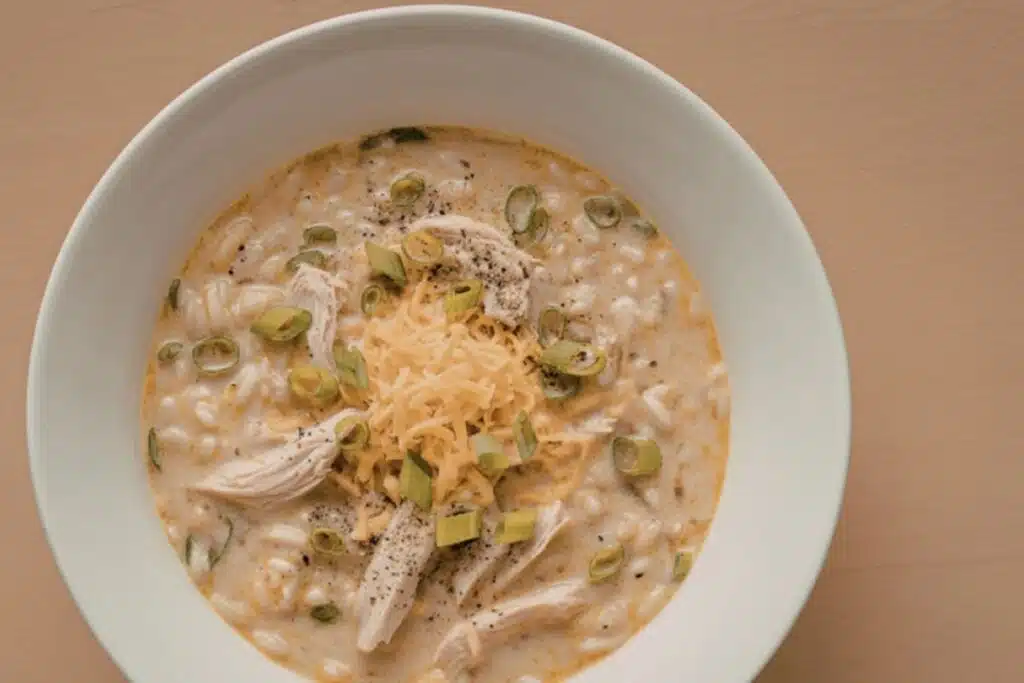 creamy chicken and rice Photo Credit Canva Pro Stock Image