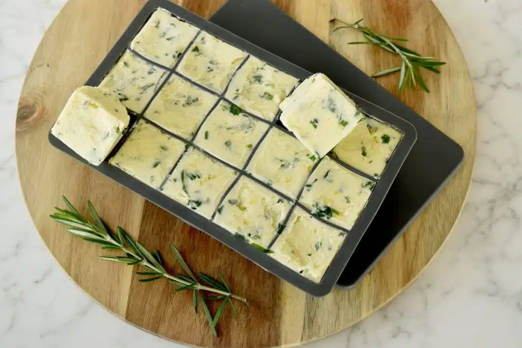 Ice cube trays Butter Photo Credit Dairy Farmers of Canada