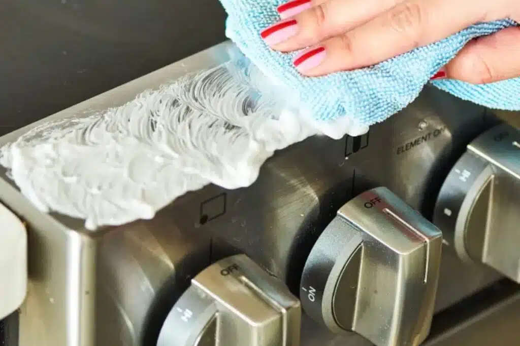 Shaving cream stainless steel over Photo Credit The Kitchn