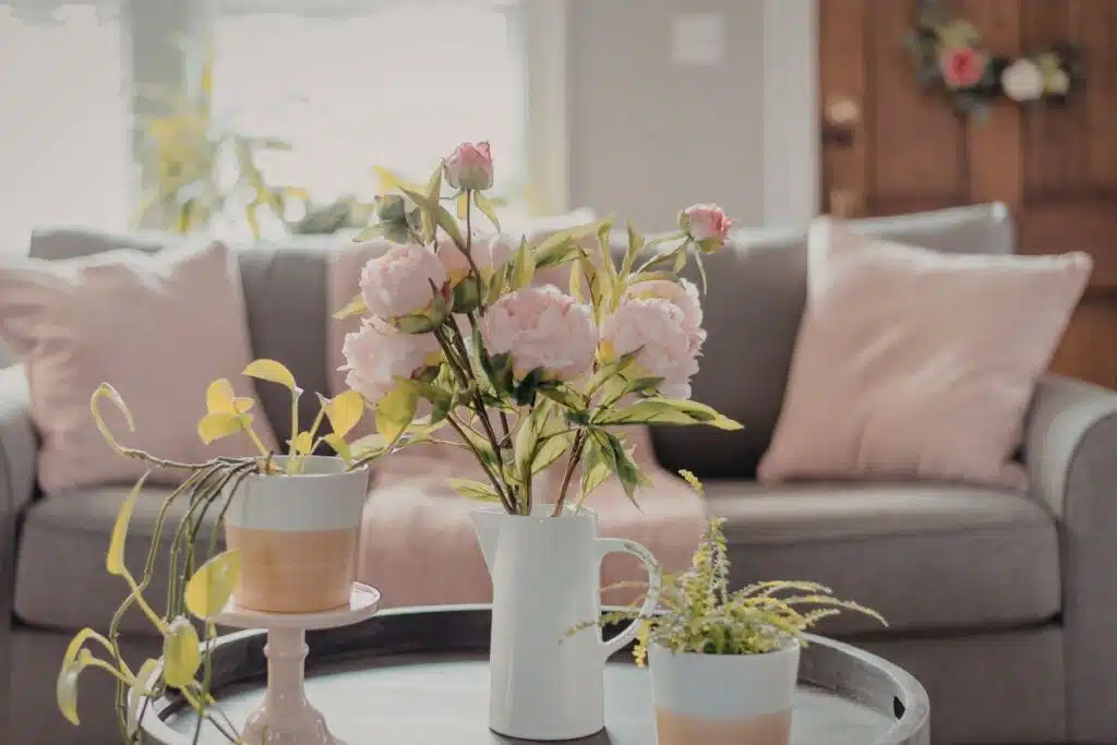 Spring time living room Photo Credit Canva Pro Stock Image