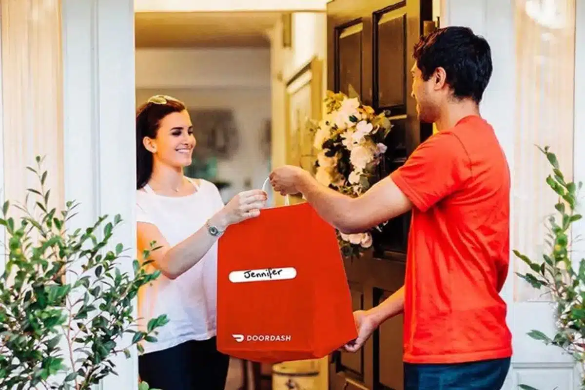 Doordash Delivery Photo Credit Grocery Dive