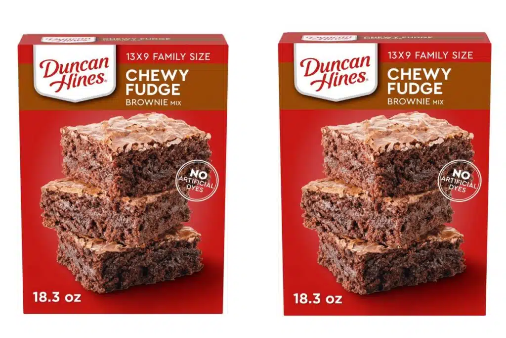 Duncan Hines Chewy Fudge Brownie Mix Image Credit Walmart