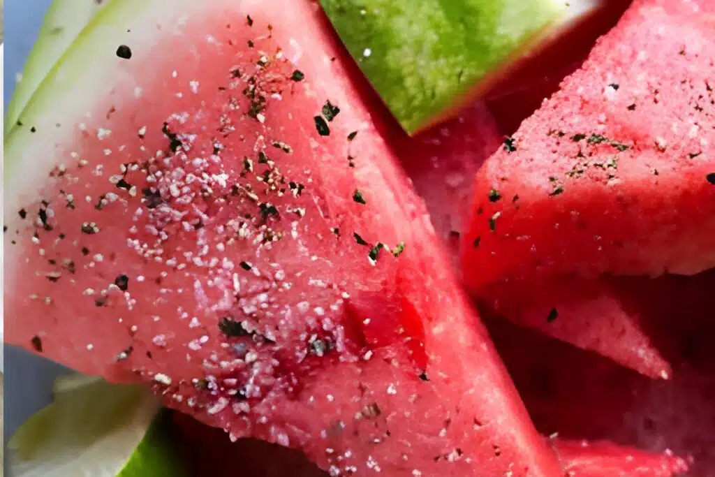 Pepper on Watermelon Image Credit The Kitchn