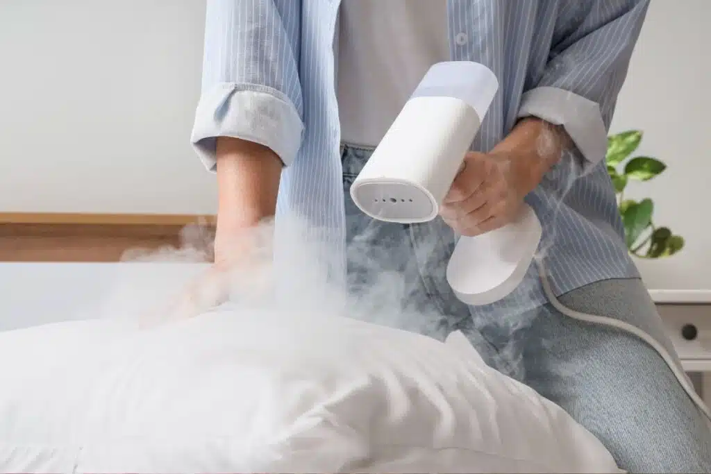 Pillows Steamer Photo Credit Canva Pro Stock Image