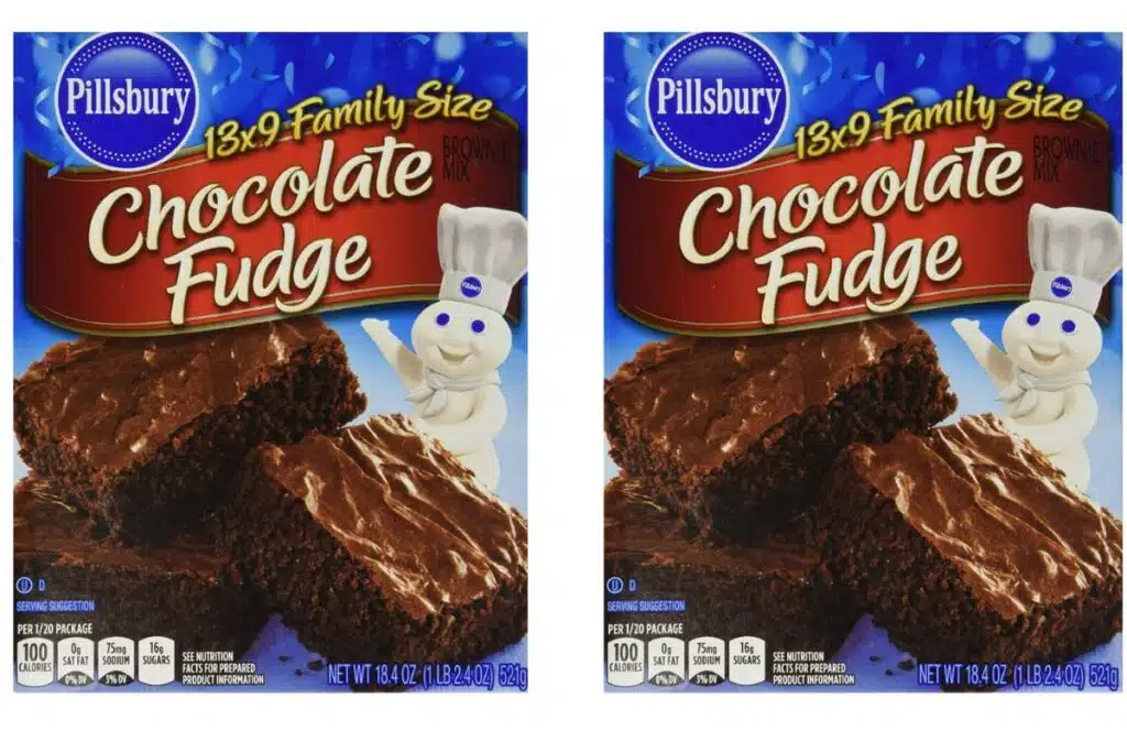 Pillsbury Chocolate Fudge Brownie Mix Image Credit Walmart